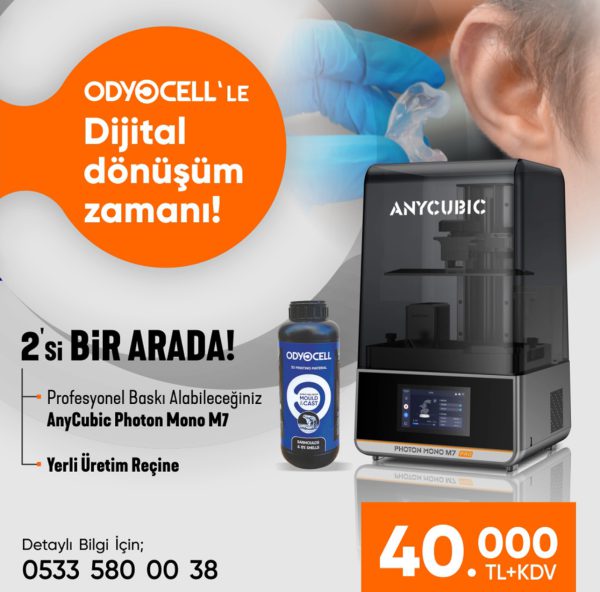 AnyCubic Photon M7 Pro Printer +1 Litre Odyocell reçine